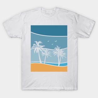 Palms sunset. T-Shirt